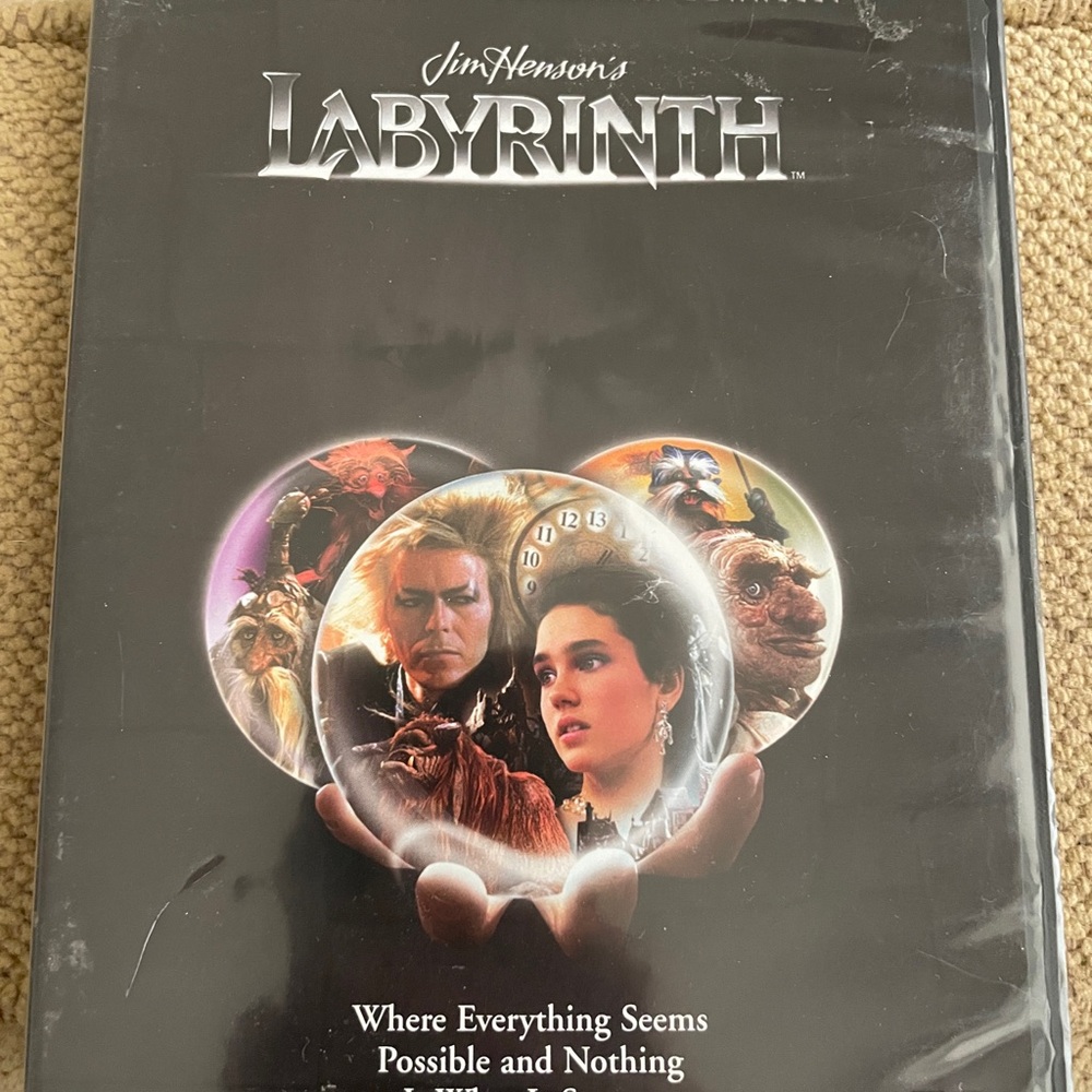 Labyrinth, directed by Jim Henson, starring David Bowie and Jennifer Connelly